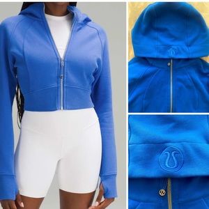 lululemon Scuba Full-Zip Cropped Hoodie- Good condition!